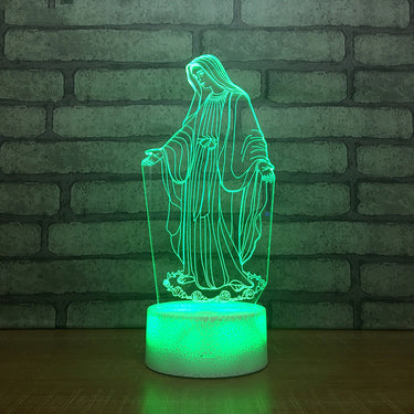 3D Christian Night Light